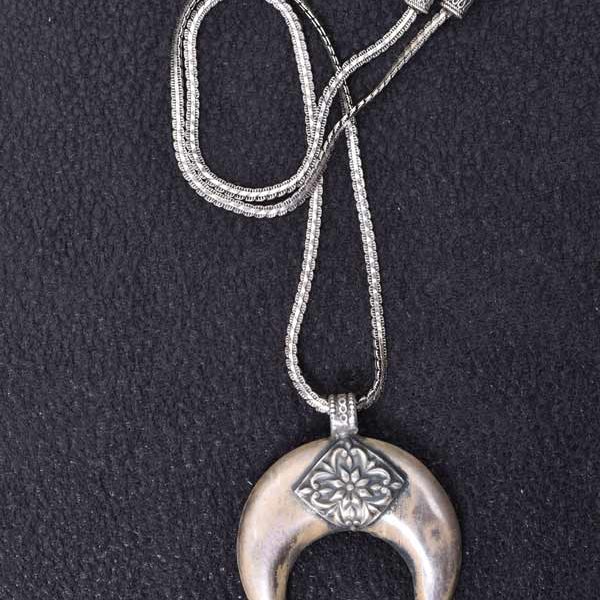 Half Moon Necklace 925 Sterling Silver Crescent Moon Pendant Necklace Horn  Choker Women Delicate Kolye Jewelry Demi Lune Shape - AliExpress