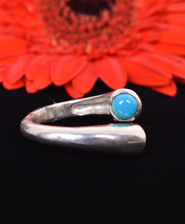 Azure Twist Ring
