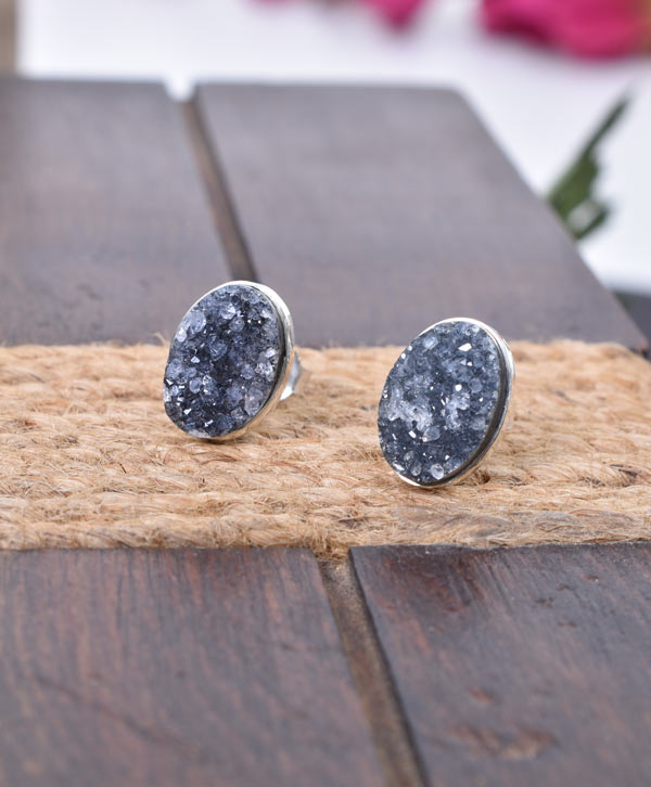 Druzy Studs