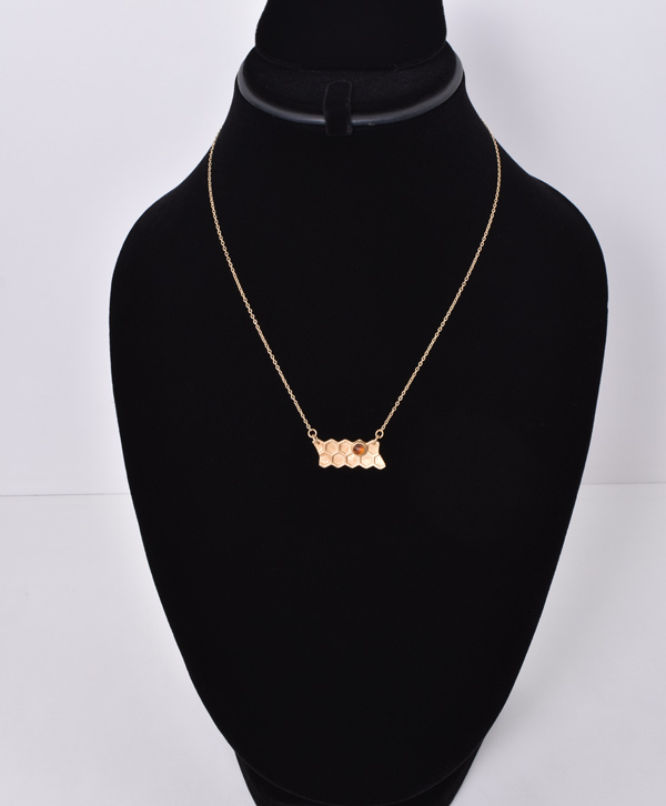 Honeycomb Glow Necklace