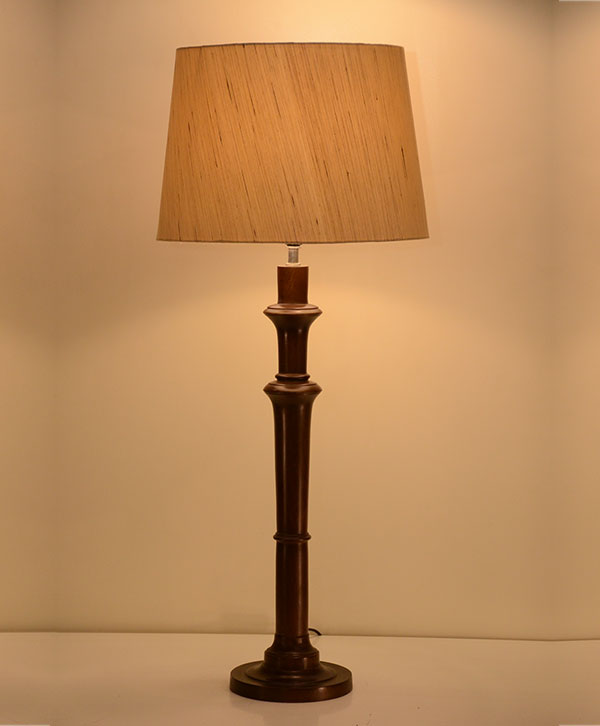 Wood turned deals lamp